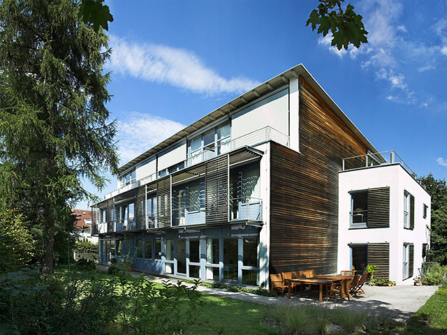 Referenz - Wohnheim in München, Außenansicht